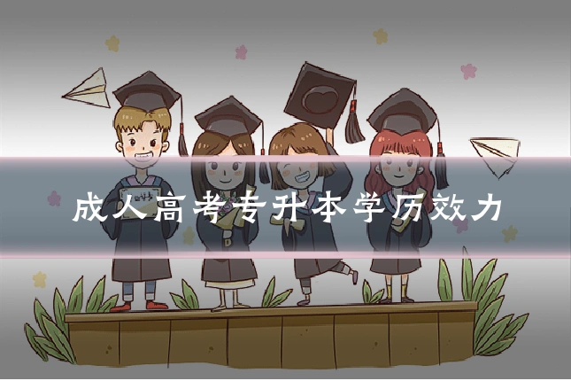 成人高考专升本学历效力