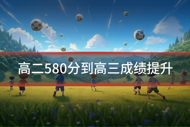 高二580分到高三成绩提升