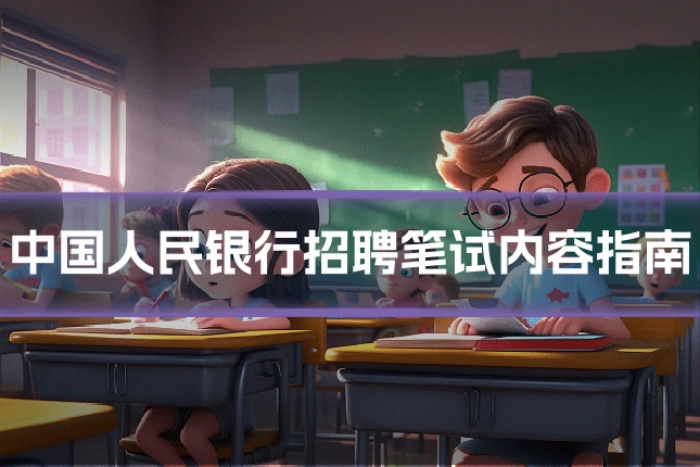 中国人民银行招聘笔试内容指南