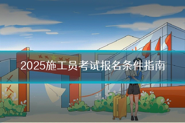 2025施工员考试报名条件指南