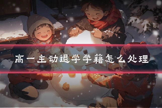 高一主动退学学籍怎么处理