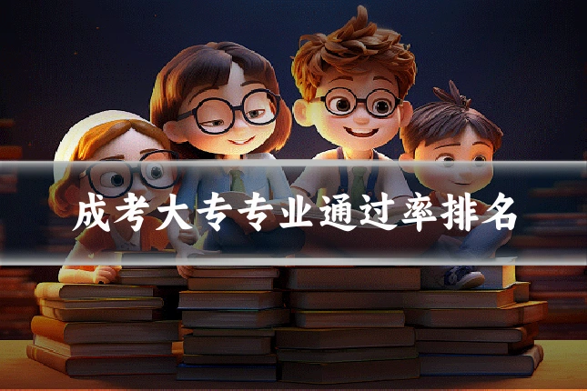 成考大专专业通过率排名