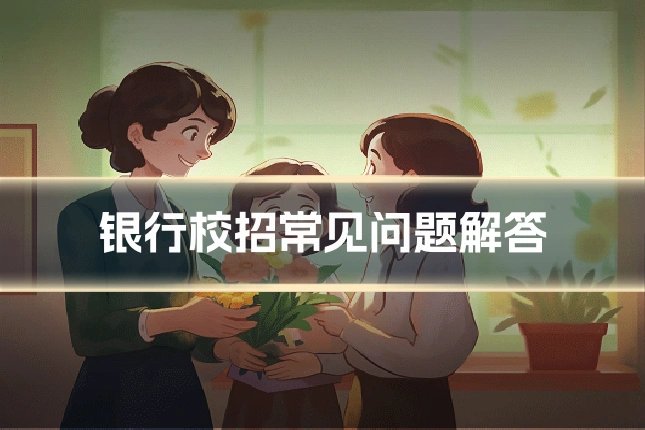 银行校招常见问题解答