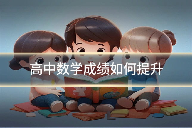 高中数学成绩如何提升