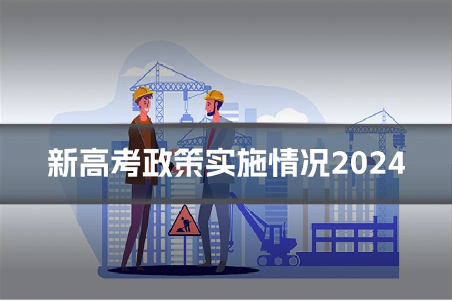 新高考政策实施情况2024