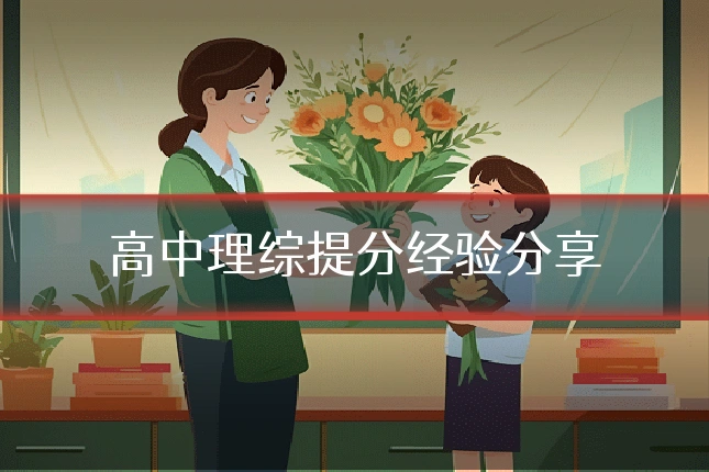 高中理综提分经验分享
