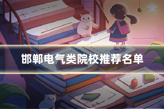 邯郸电气类院校推荐名单
