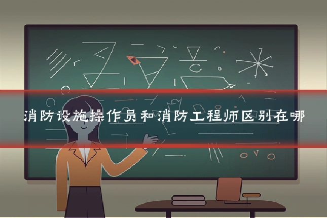 消防设施操作员和消防工程师区别在哪