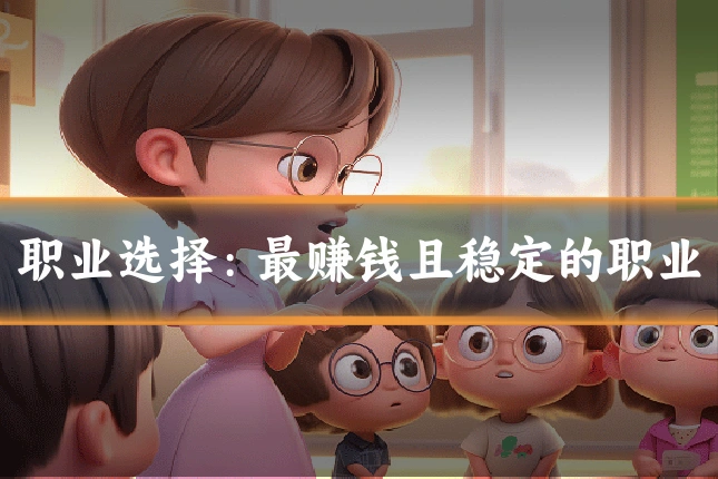 职业选择:最赚钱且稳定的职业