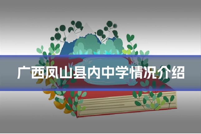 广西凤山县内中学情况介绍