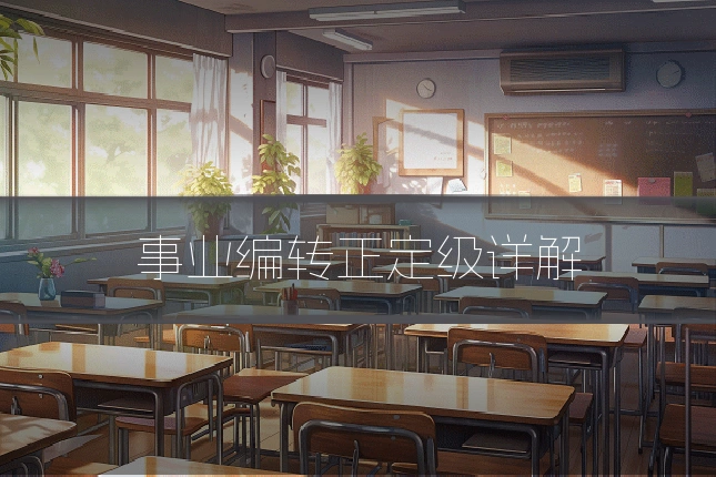 事业编转正定级详解