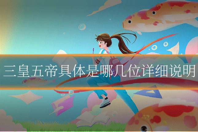 三皇五帝具体是哪几位详细说明