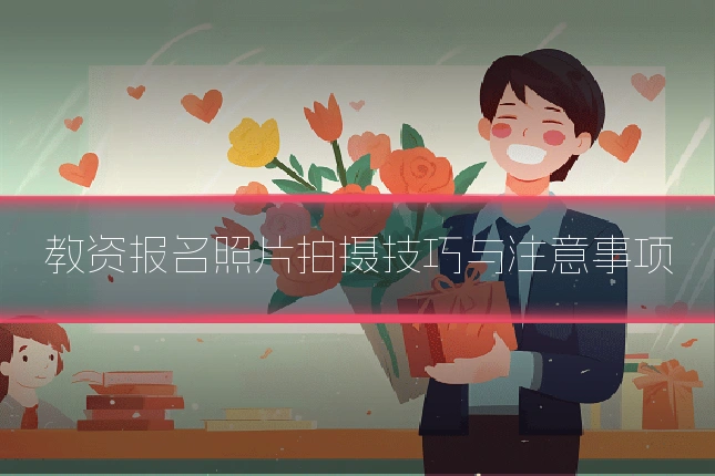 教资报名照片拍摄技巧与注意事项