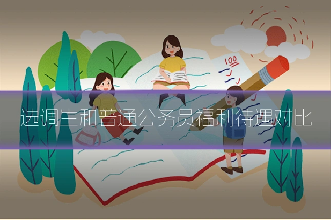 选调生和普通公务员福利待遇对比