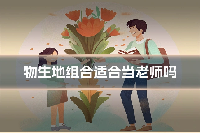 物生地组合适合当老师吗