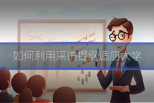 如何利用采访提纲适应大学