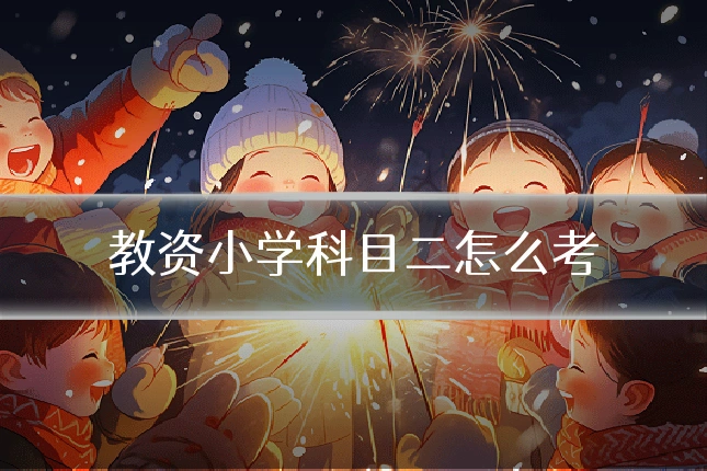 教资小学科目二怎么考