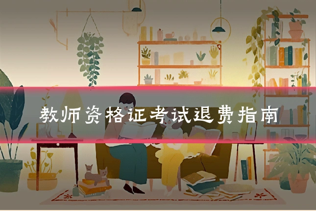 教师资格证考试退费指南