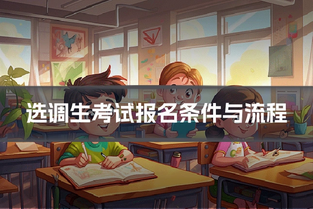 选调生考试报名条件与流程