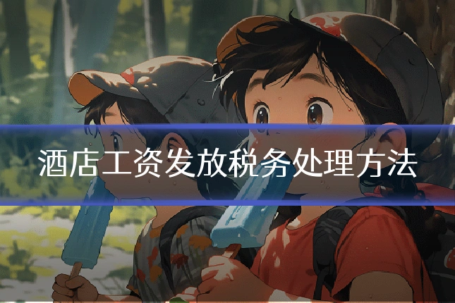 酒店工资发放税务处理方法