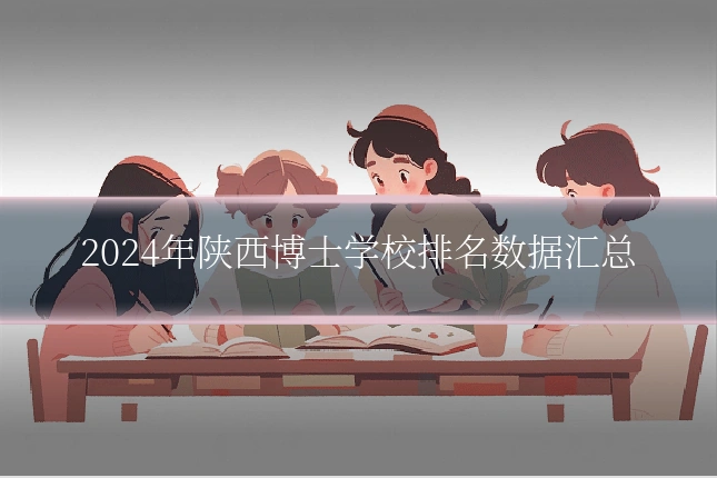 2024年陕西博士学校排名数据汇总