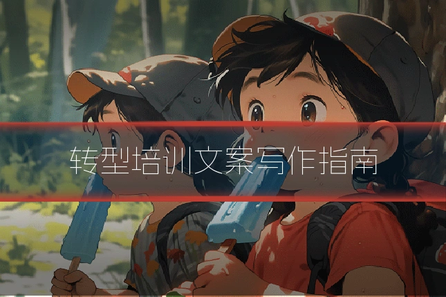 转型培训文案写作指南