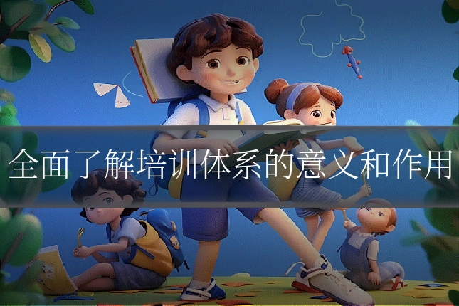 全面了解培训体系的意义和作用