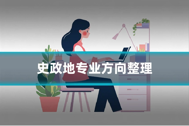 史政地专业方向整理