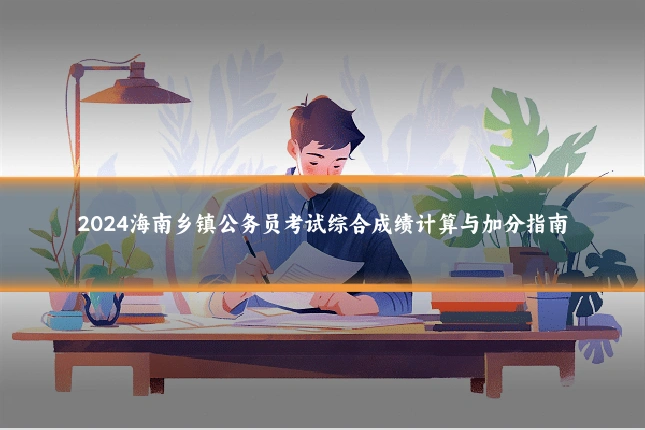 2024海南乡镇公务员考试综合成绩计算与加分指南