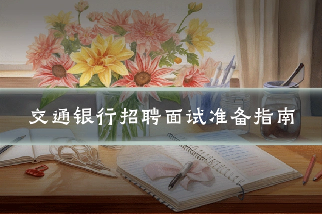 交通银行招聘面试准备指南