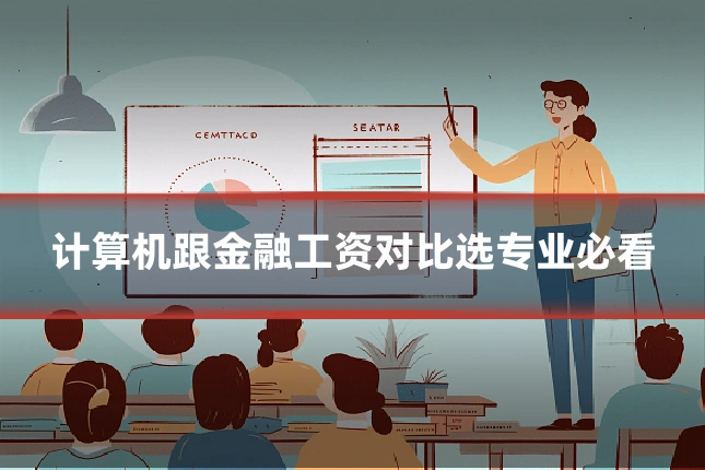 计算机跟金融工资对比选专业必看
