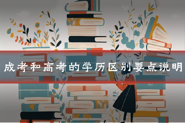 成考和高考的学历区别要点说明