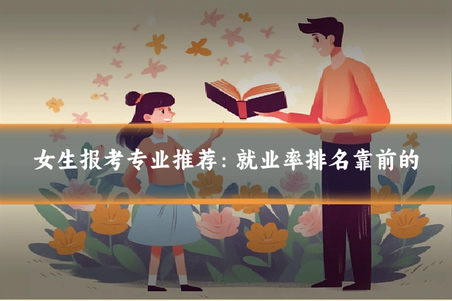 女生报考专业推荐:就业率排名靠前的