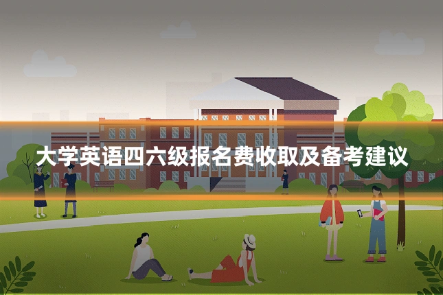 大学英语四六级报名费收取及备考建议