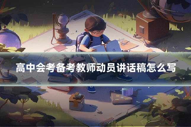 高中会考备考教师动员讲话稿怎么写