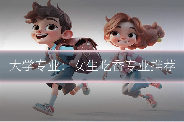 大学专业:女生吃香专业推荐
