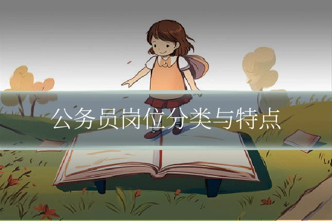 公务员岗位分类与特点