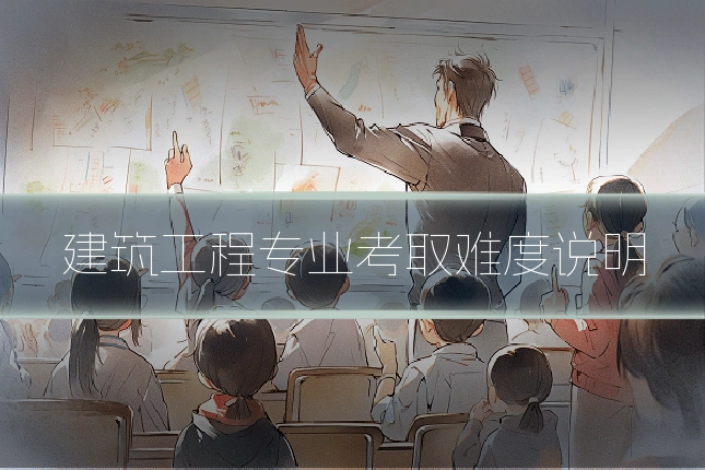 建筑工程专业考取难度说明