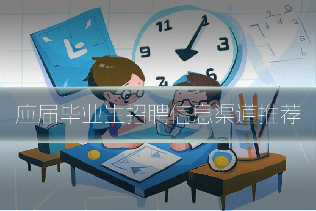应届毕业生招聘信息渠道推荐