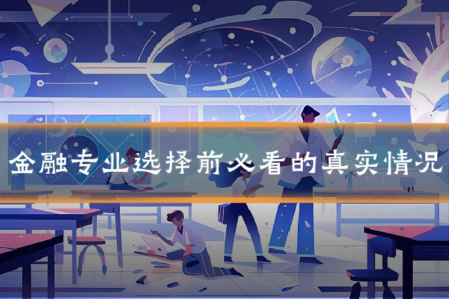 金融专业选择前必看的真实情况