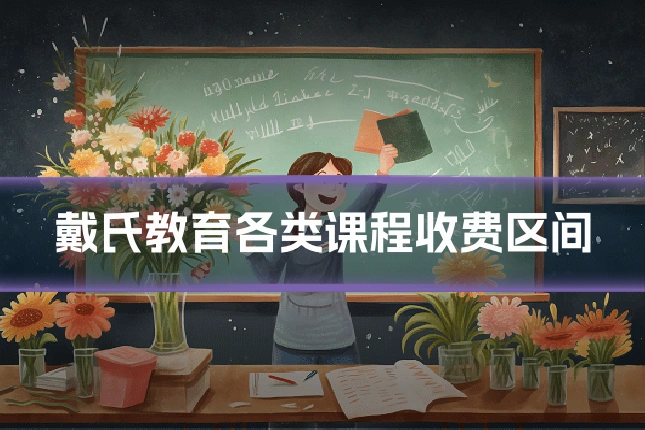 戴氏教育各类课程收费区间