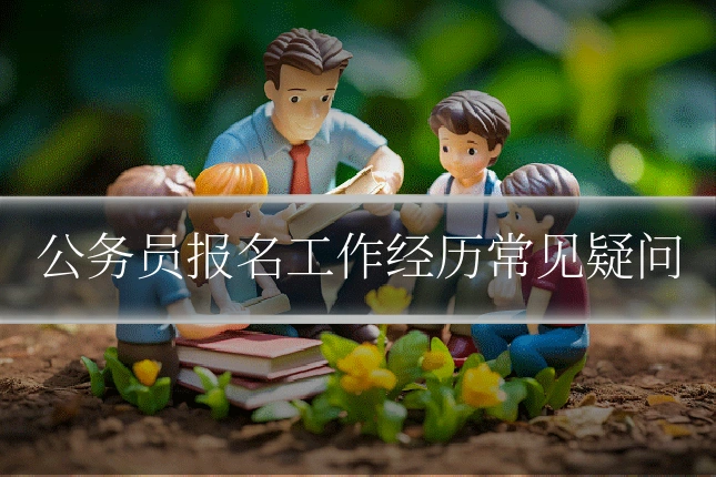 公务员报名工作经历常见疑问