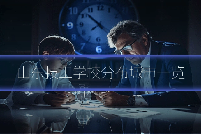 山东技工学校分布城市一览