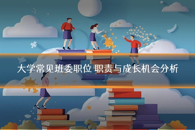 大学常见班委职位 职责与成长机会分析