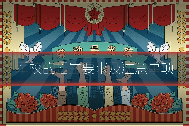 军校的招生要求及注意事项