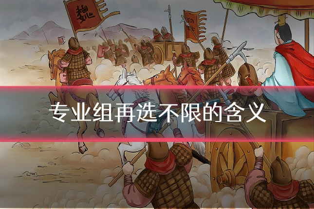 专业组再选不限的含义