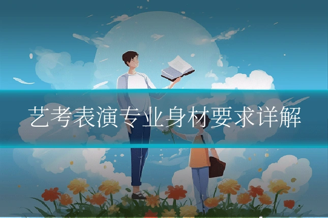 艺考表演专业身材要求详解
