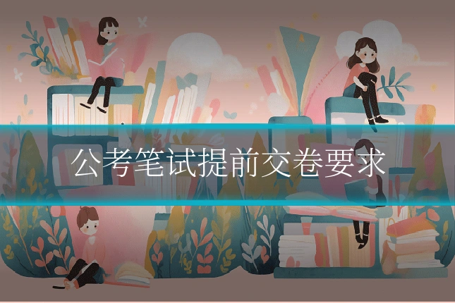 公考笔试提前交卷要求