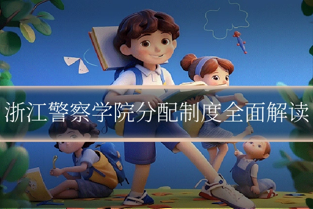 浙江警察学院分配制度全面解读