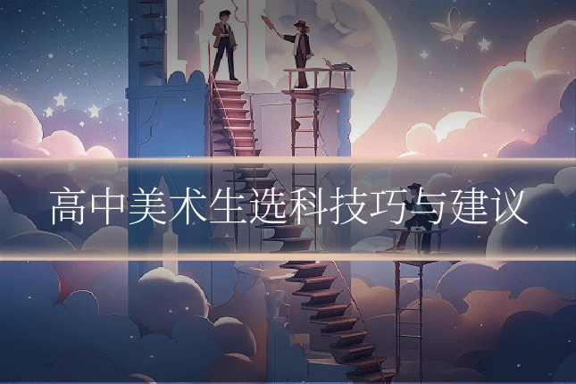 高中美术生选科技巧与建议
